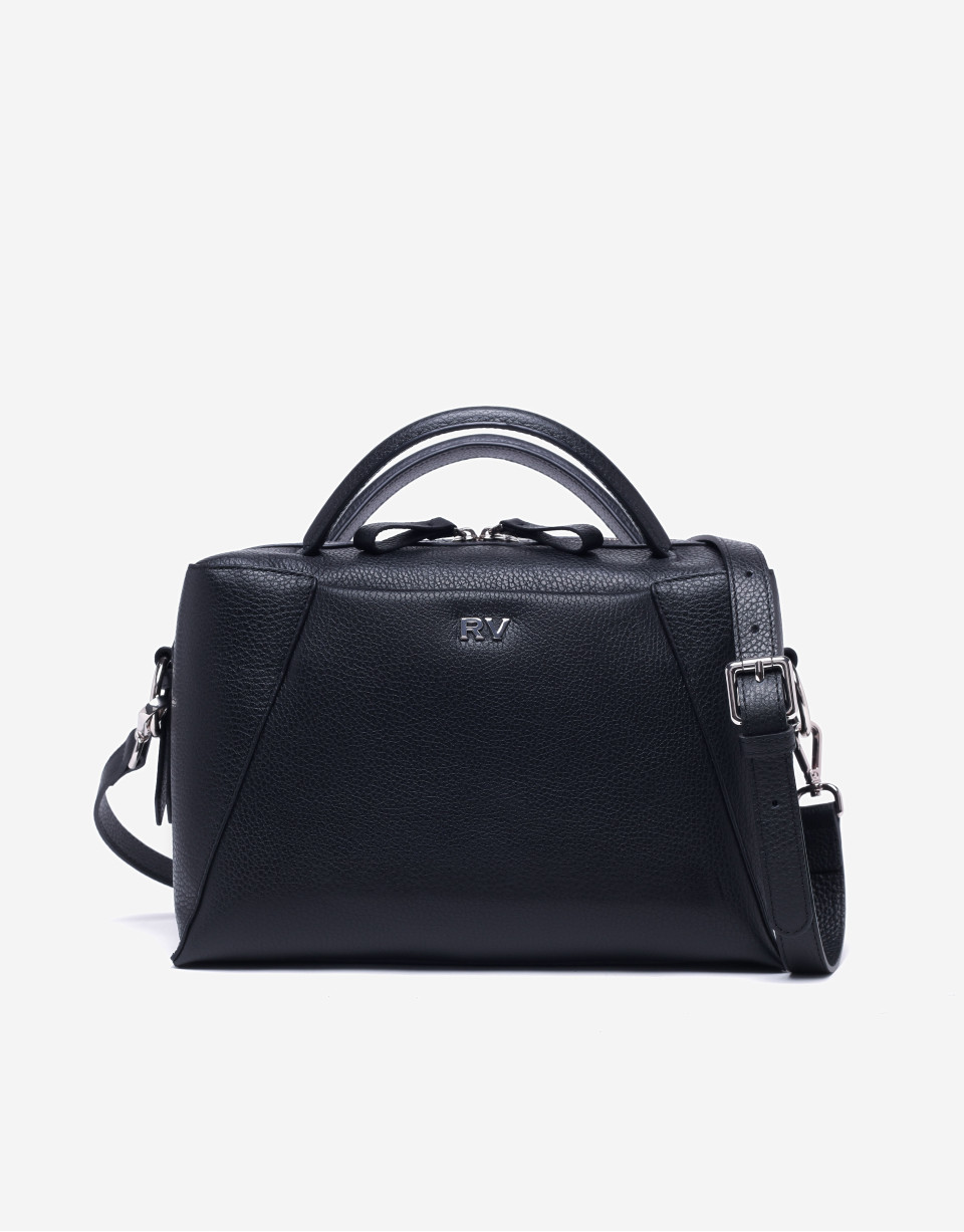 Bolso Shopper Tetris napa azul