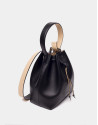 Bolso Bouquet piel negro