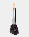Bolso Bouquet piel negro