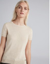 Jersey manga corta crudo twin set