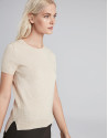 Jersey manga corta crudo twin set
