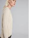 Chaqueta punto en crudo twin set