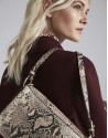 Bolso bandolera Trèsse grabado serpiente