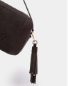 Bolso bandolera Louvre piel y serraje marrón
