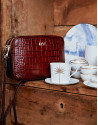 Bolso bandolera Taylor coco burdeos