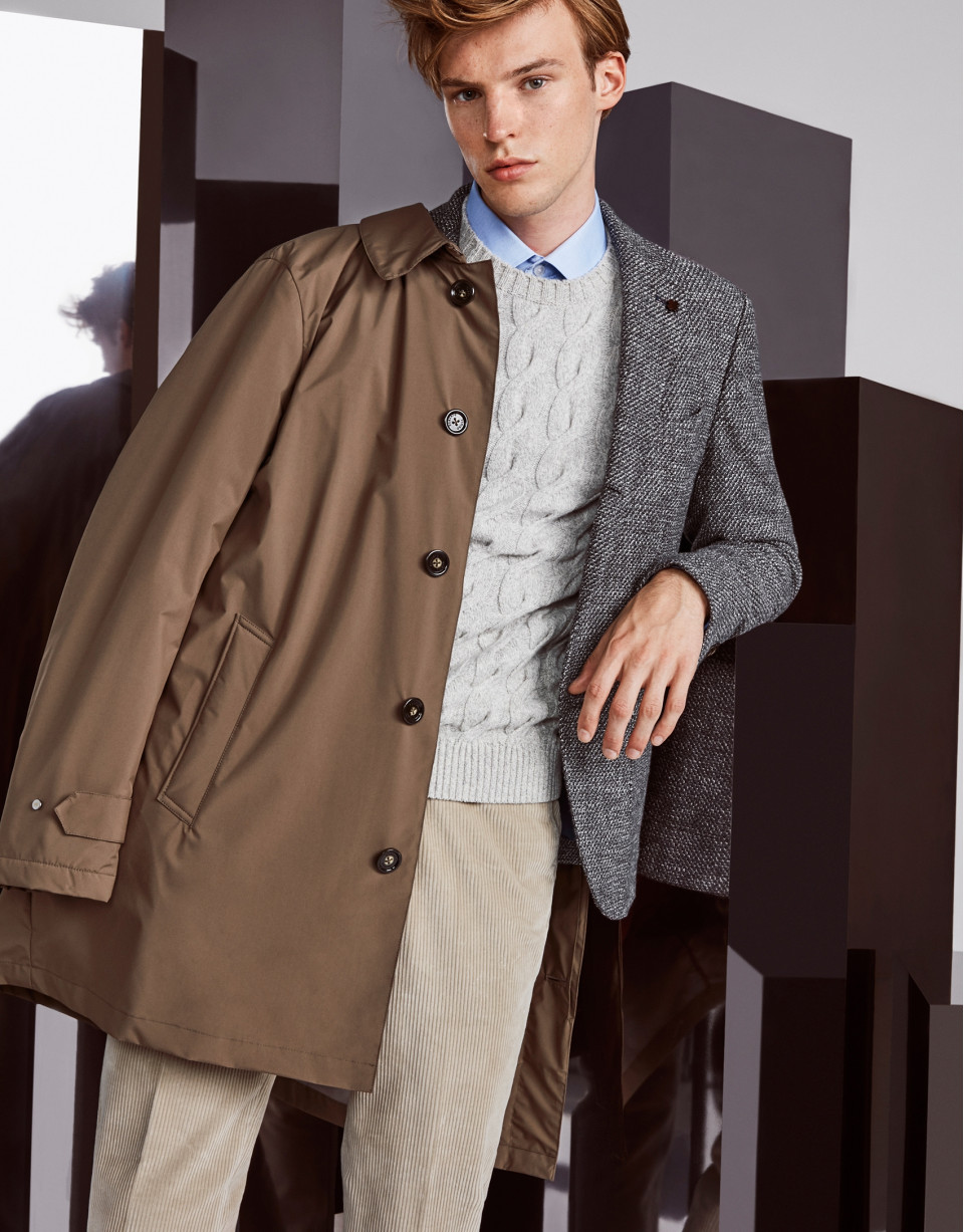 Light gray corduroy pants