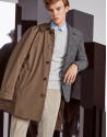 Light gray corduroy pants