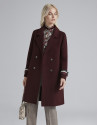 Burgundy sailor coat
