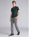 Polo de piqué verde oscuro