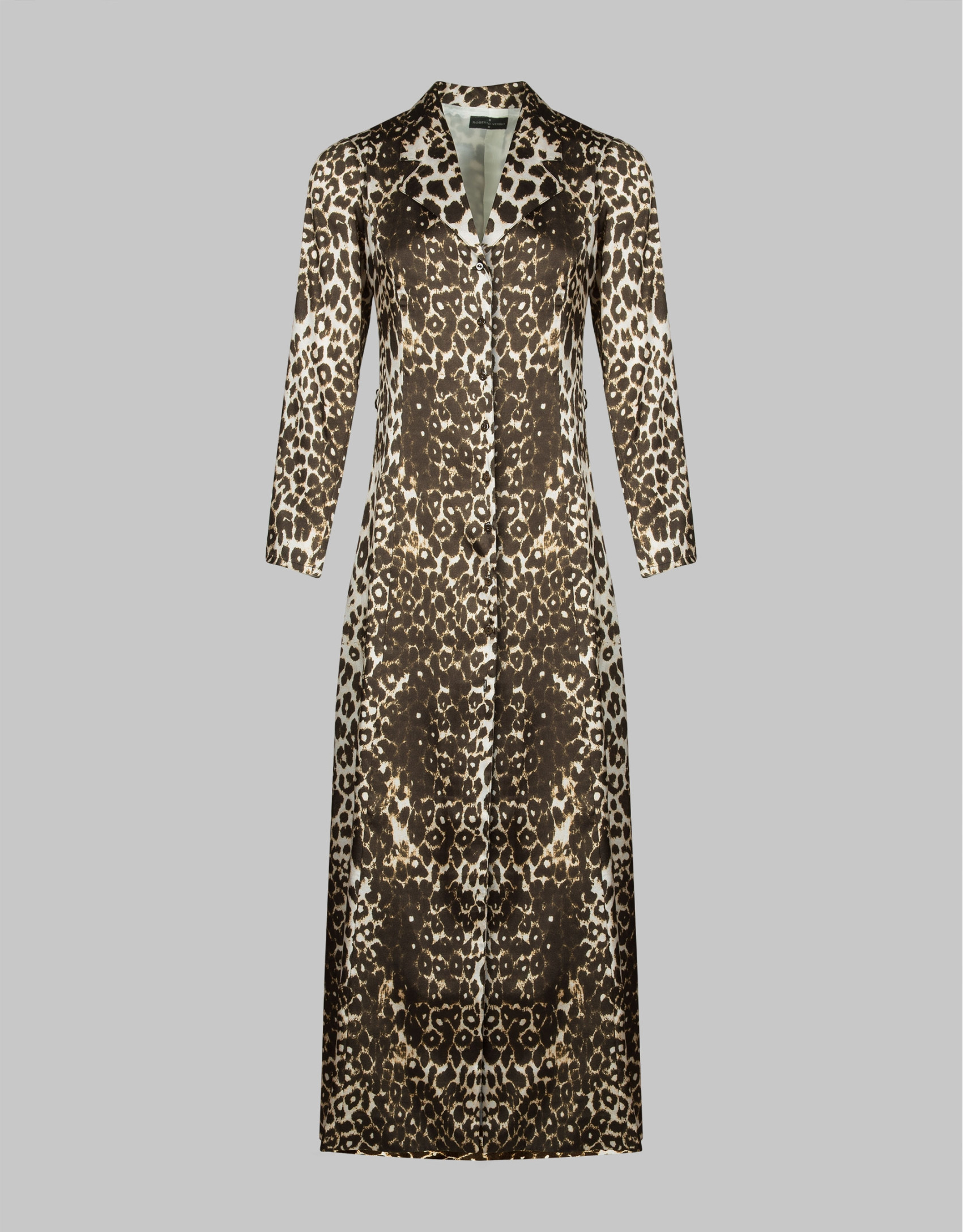 Long animal print dress