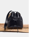 Bolso Bouquet piel negro