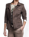 Parka cuello camisero