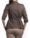 Parka cuello camisero