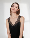 Black top with lace