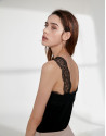 Black top with lace