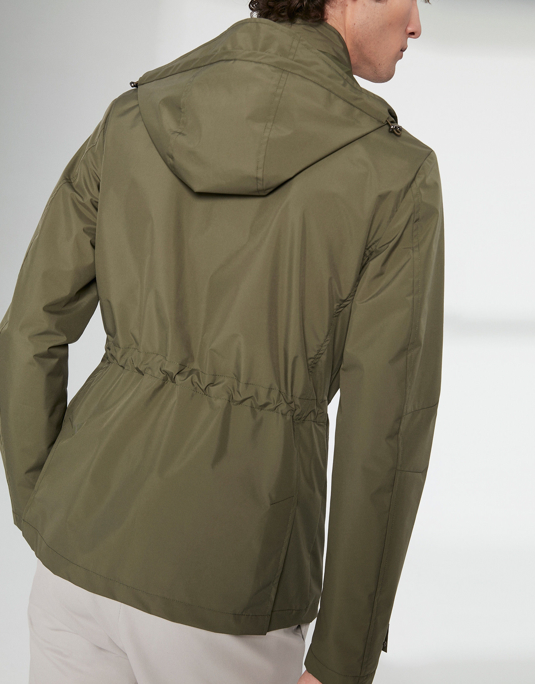 Parka cuatro bolsillos caqui