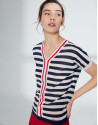 Sailor sweater with bat sleeves