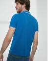Polo piqué algodón azulón