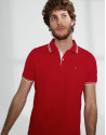 Polo piqué algodón rojo