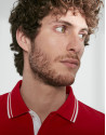 Polo piqué algodón rojo