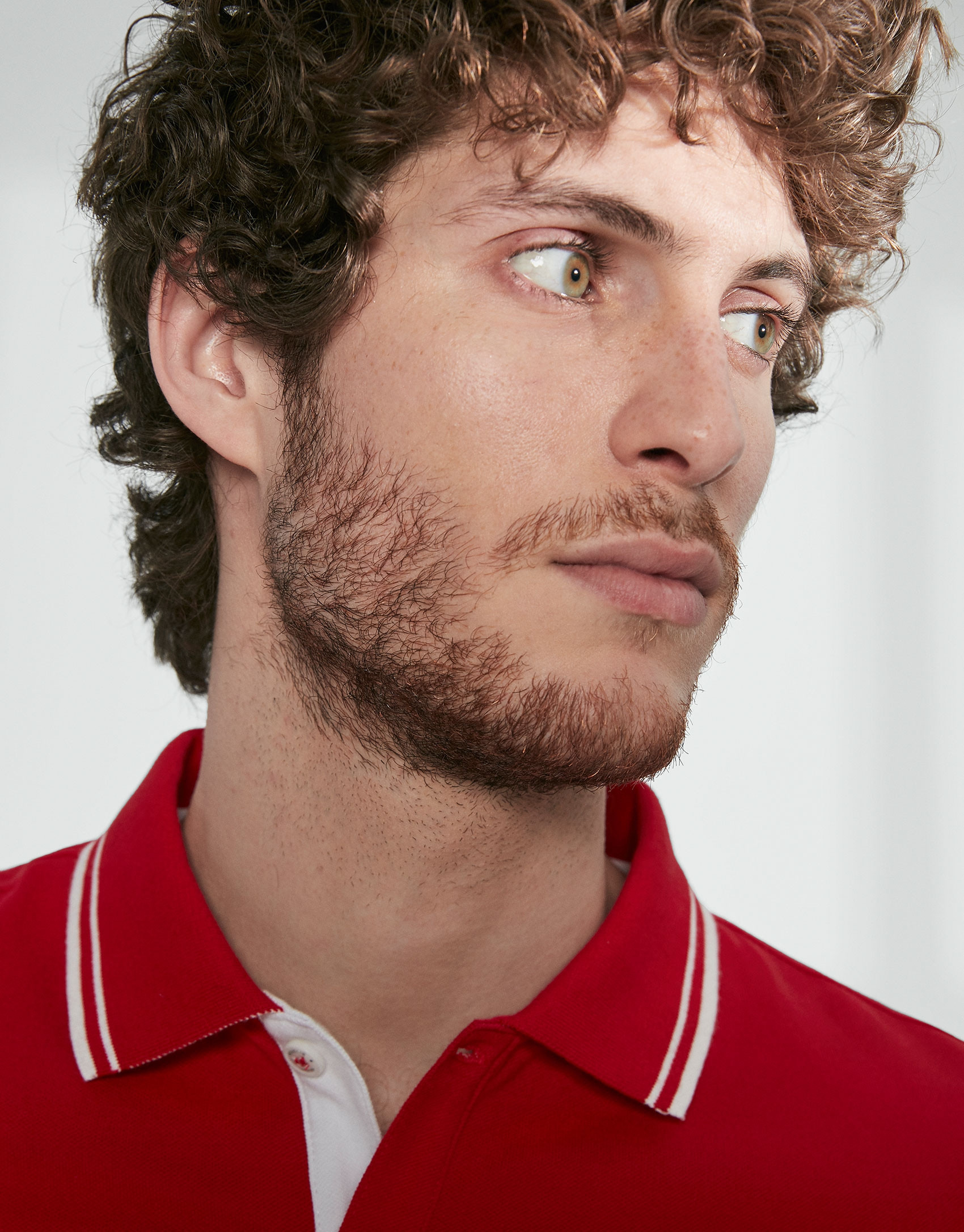 Polo piqué algodón rojo