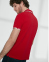 Polo piqué algodón rojo