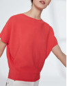 Jersey manga murciélago naranja