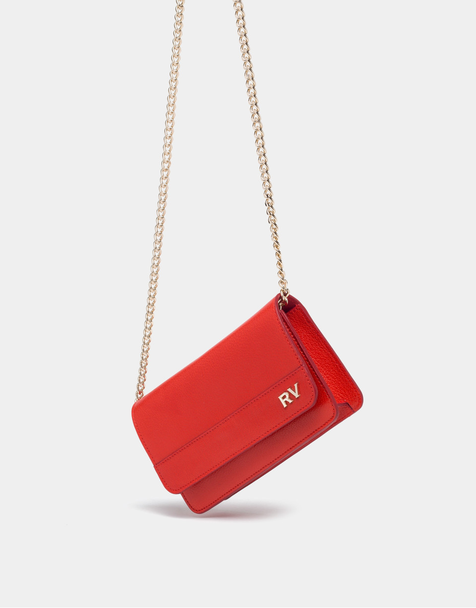 Bolso bandolera Paula rojo