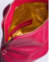 MARTINA ROJO: Folding leather clutch bag