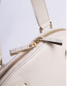 LEONOR CREMA:  Napa satchel 