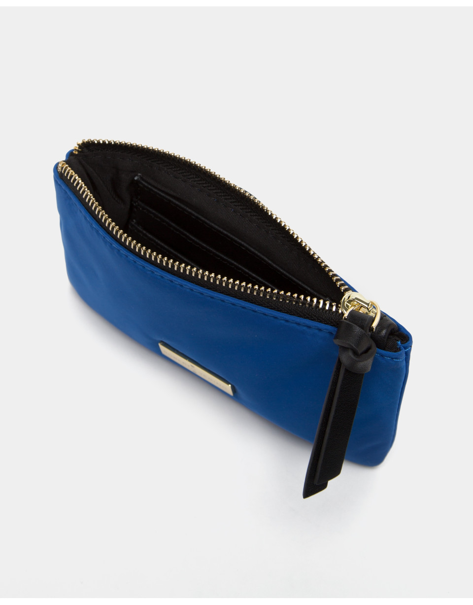 Blue nylon billfold
