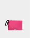 Fuchsia nylon handbag