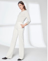 Pantalón traje blanco