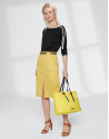 Yellow Cloud shopping bag