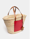 Bolso capazo de rafia