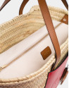 Bolso capazo de rafia