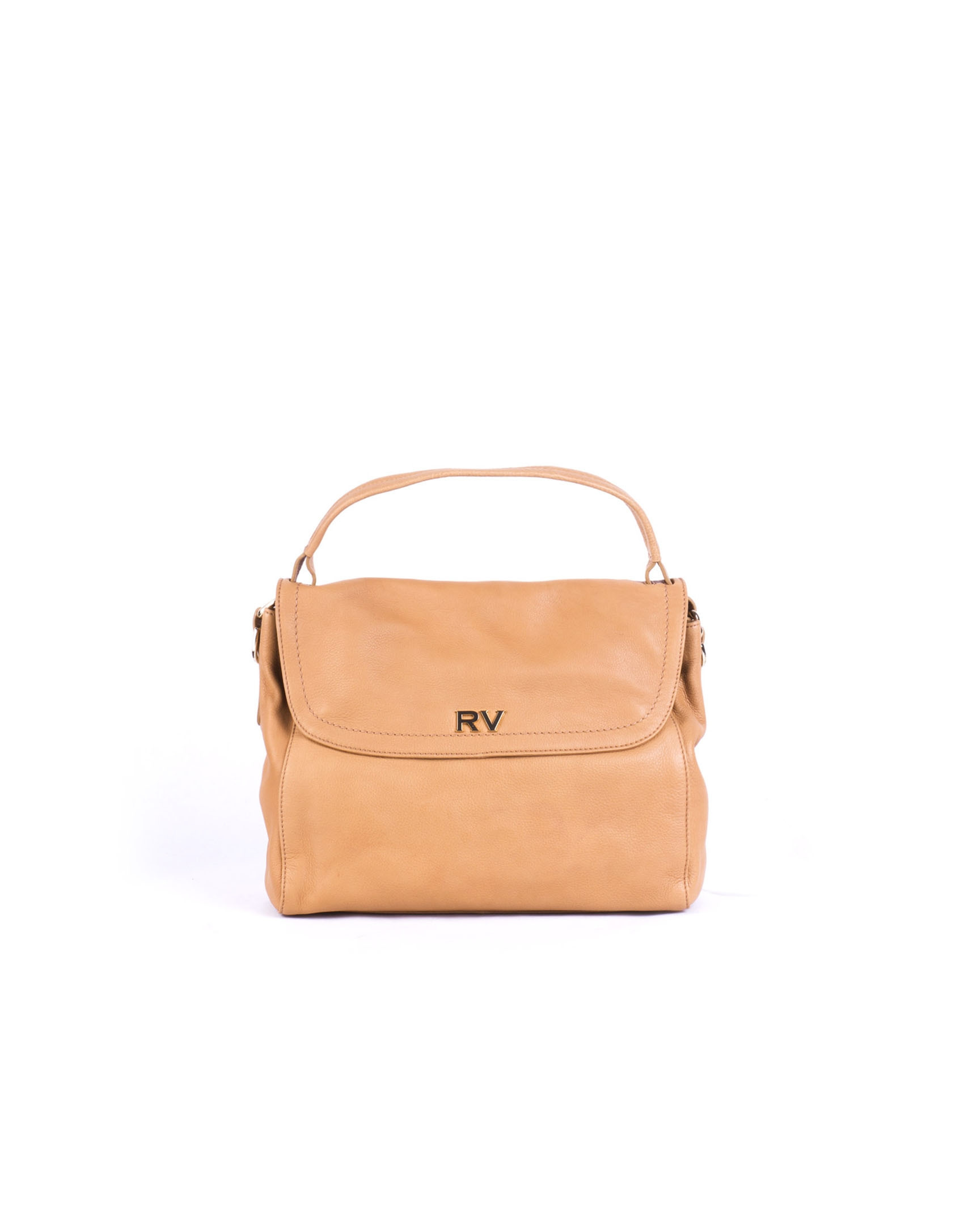 VIVIAN CAMEL: Hobo bag with flap