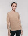 Jersey oversize cuello redondo avellana