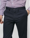 Navy blue cotton chino pants