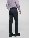 Navy blue cotton chino pants