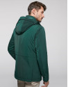 Khaki tech fabric parka