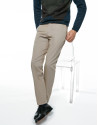 Beige cotton chino pants