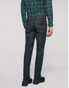 Gray denim pants