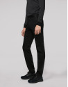 Black cotton chino pants