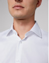 Camisa vestir rombos blanco