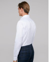 Camisa vestir rombos blanco