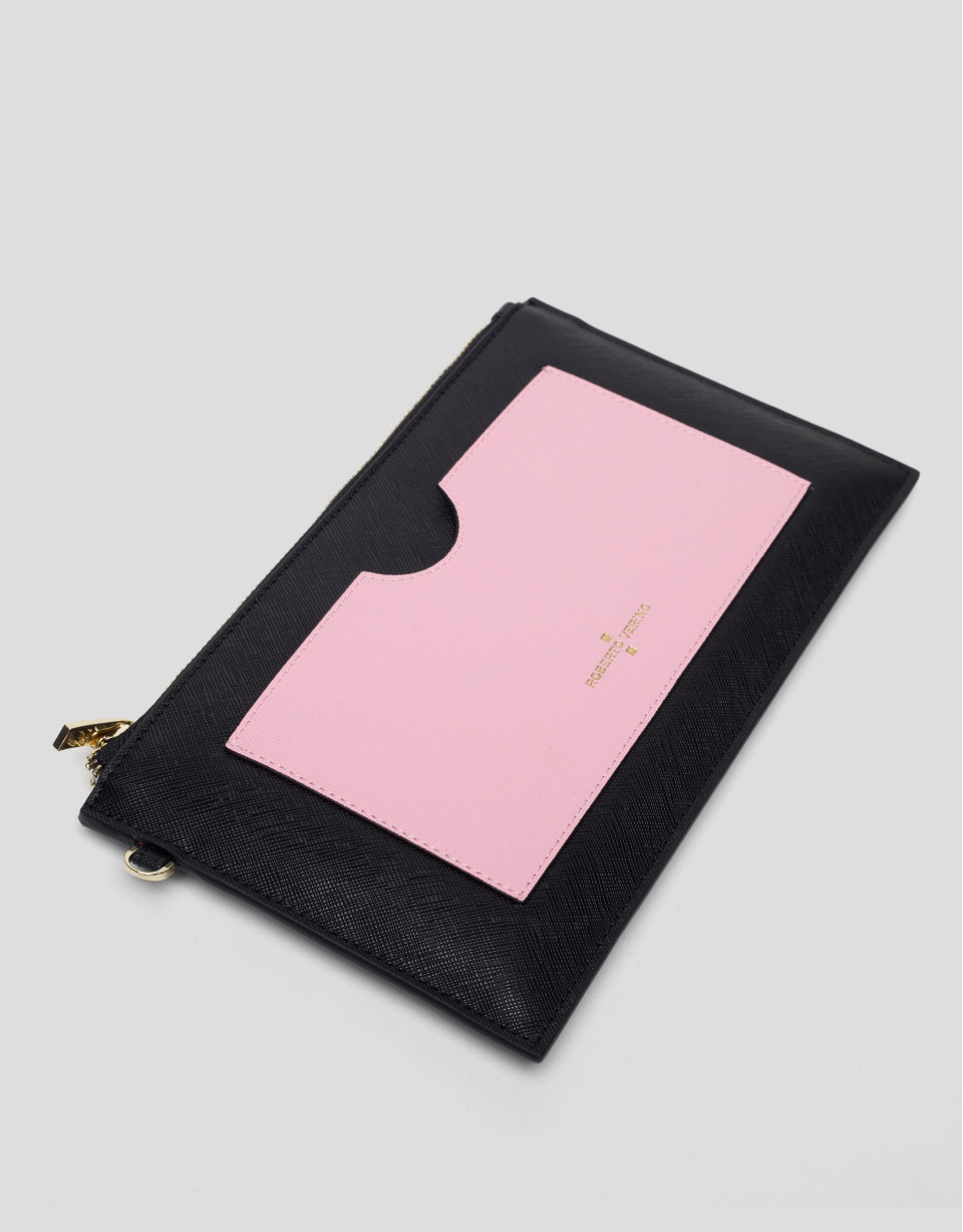 Saffiano leather Orchidees vanity case