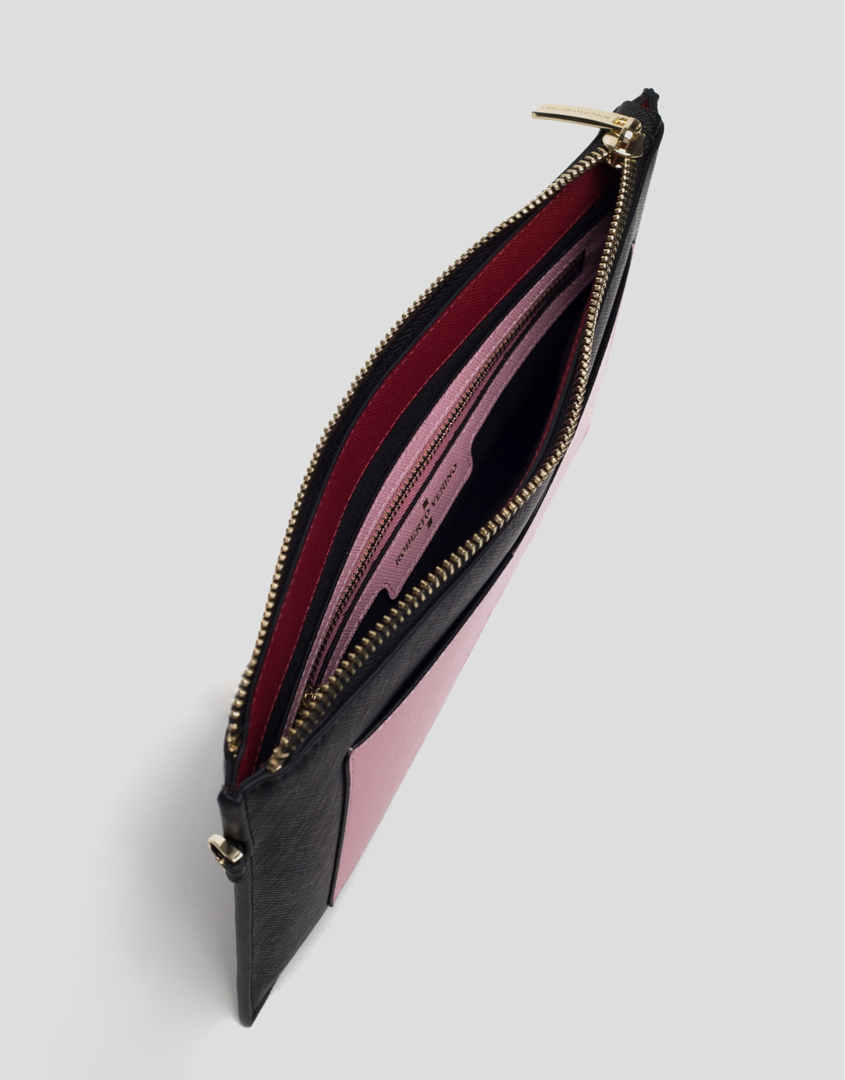Saffiano leather Orchidees vanity case