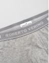 Gray knit boxer shorts
