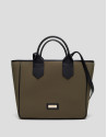 Bolso shopper midi Neox neopreno verde